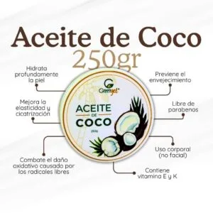 Aceite de coco 250gr